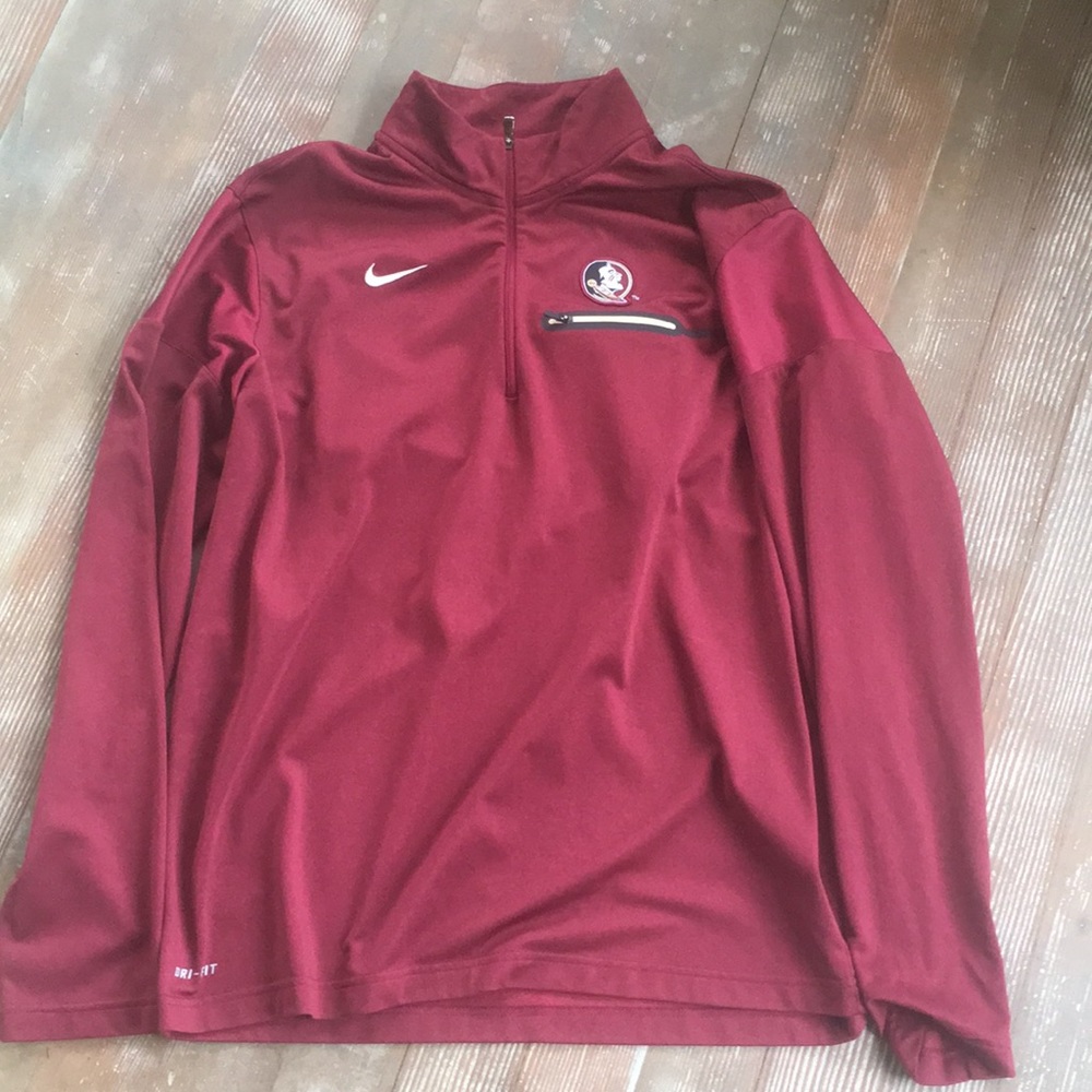 Nike Florida State pull over 1/4 zip
